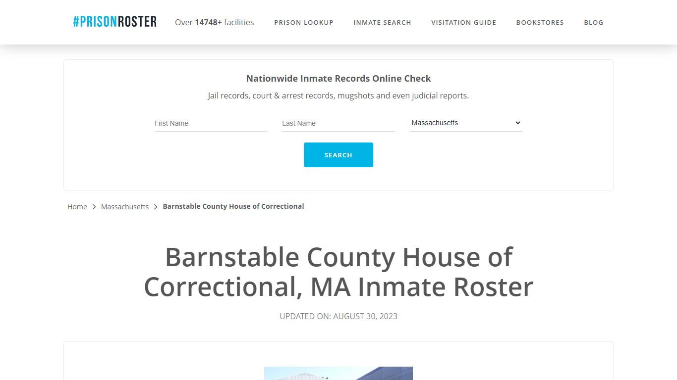 Barnstable County House of Correctional, MA Inmate Roster - Prisonroster