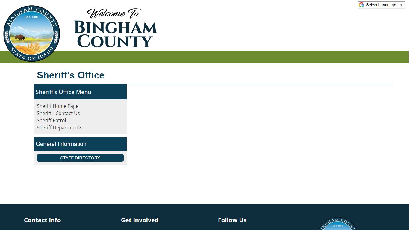 Bingham County Idaho - Sheriff's Office