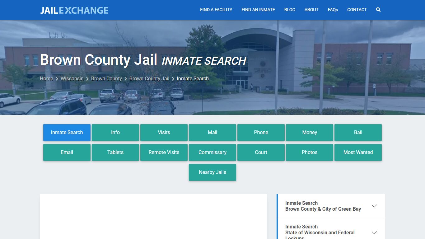 Inmate Search: Roster & Mugshots - Brown County Jail, WI