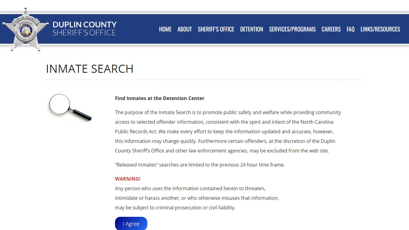 Inmate Search | Duplin County Sheriff's Department