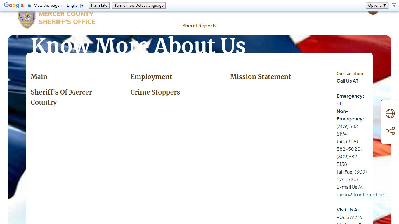 Mercer County Sheriff, IL