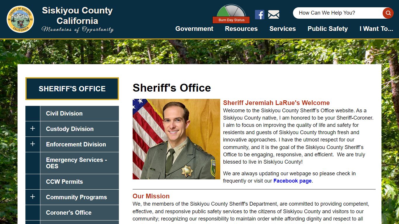 Sheriff's Office | Siskiyou County California